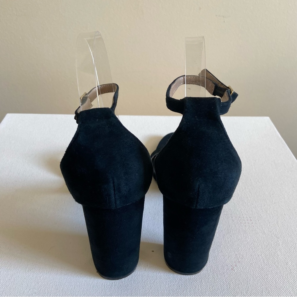 Steve Madden Sandals CARRSON Suede Chunky Heel Strappy - Picture 3 of 11